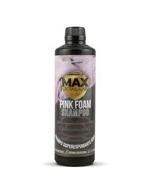 MAX DETAIL-LAB - Pink Foam - Shampoo Auto Rosa Schiuma Attiva Lavaggio, Sgrassante Lucidante, Detergente Prelavaggio Professionale, Sapone Concentrato Multi Foam, Pulizia Detailing Car Moto, 500ml