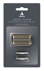 Andis 17330, Resurge Foil & Cutter Replacement – Comprises of Independent Gold Titanium Hypoallergenic Foil, Sharp & Long-Lasting Edges - for Precise & Close Cutting & Shaving, Gold