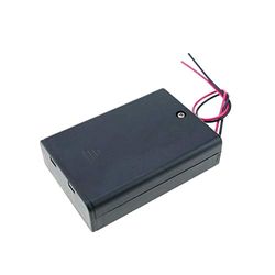 BeMatik batteriebox för 3 batterier LR6 AA 1,5 V EN-086