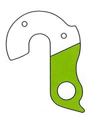 Cicli Bonin Unisex Volwassen Ac 80064 Aluminium Derailleur Hanger - Zilver, One Size