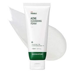 Dermatory Acne Cleansing Foam Pro Trouble - Deep Moisturising Skin Cleanser With Salicylic Acid - 150ml