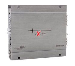 Excalibur X600.2 Amplificateur voiture 2 canaux Puissance 1200 W Crossover variable 2 Ohms
