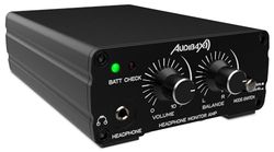 Audibax AHP-200A - Wzmacniacz słuchawek HiFi - Kompatybilny z laptopami MP3 MP4 MP4 - Przenośny wzmacniacz słuchawek 3,5 mm - Przełącznik przełącznika Miksowania Stereo i Mono