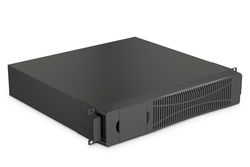 DIGITUS Pack de baterías para SAI Externo - para SAI de 3 kVA Modelo DN-170096 de DIGITUS - Montaje en 2U de 19 Pulgadas - Negro