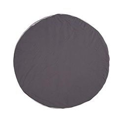 Lässig 1542009236 Grand Coussin Rond de Mousseline, Gris
