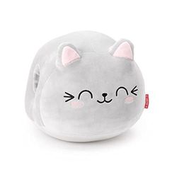 Legami - Kussen, handwarmer, superzacht, 25 x 24 cm, motief: Kitty, Kitty, 25x24 cm