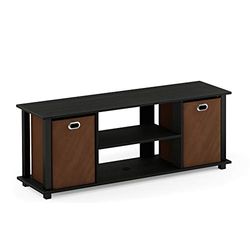 Furinno TV-underhållningscenter En storlek Americano/Black/Medium Brown