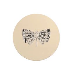 Questo Casa, Round Digital Printed Mouse Pad, Non-Slip Base, for Office and Home, Diameter:22cm