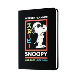 Grupo Erik Pocket Academic Diary 2025-2026 Week To View - Snoopy Stationery | A6 Diary 2026 17 Month, Weekly Academic Planner 2025-2026 Mid Year | Snoopy Gifts For Dog Lovers