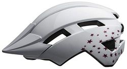 Bell Unisex Jeugd Sidetrack II fietshelm Kids, white stars, eenheidsmaat