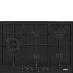 SMEG PX375LMB, Placa de gas CLASSICA, Black mat