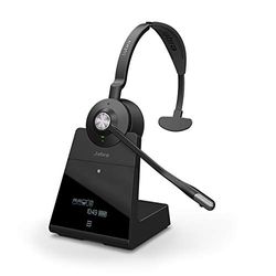 Jabra verloving 75 Mono draadloze professionele headset met DECT/Bluetooth voor 5 eindapparaten (softphone/vaste net- + analoge telefoon/tablet), incl. laadschaal