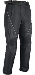 Australian Bikers Gear Jazz Black CE gewapend geventileerde dames Cordura waterdichte broek (W32" L30") - W32" L30"