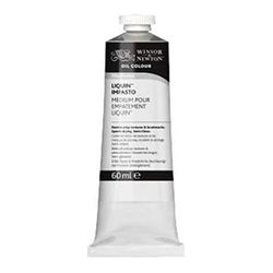 Winsor & Newton 3019753 oljemålerimedel, Liquin Impasto 60 ml tub, snabbtorkande impastomedium med fast konsistens och lågt penselavtryck