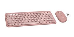 Logitech Pebble 2 Combo - Layout Internazionale QWERTY, Rosa