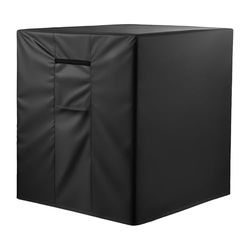 VEVOR Housse de Climatiseur Extérieur, 66 x 66 x 81,2 cm, Couverture de Protection Climatiseur, Tissu Polyester Étanche Trois Couches, Ventilation Maille, Taille Universelle, Cache pour Clim Extérieur