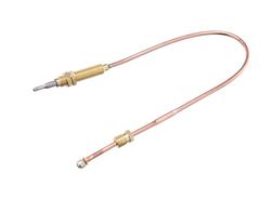 HENDI Thermocouple universel pour réchauds et barbecues à gaz, avec capteur thermique, écrous de fixation, (L)319 mm, cuivre et laiton