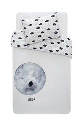 100 x 135 Cosmic måne baby påslakan set
