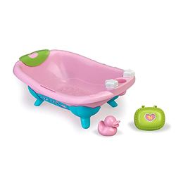 Nenuco - Bañera para Muñecos Bebé, Accesorio, Diseño Moderno y Cómodo, Incluye un Botecito y un Patito para Poder Jugar, +3 Años, Famosa (700015614)