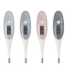 Béaba Baby/Child Thermometer, Quick Temperature Measurement Soft Tip Tight Alarm Sound Easy Use Thermobip Assorted Colours - Random Colour