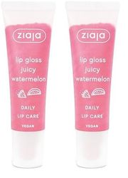 Bálsamo labial con brillo Juicy Watermelon Ziaja (Paquete de 2)