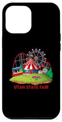 Carcasa para iPhone 14 Plus Paseos de carnaval de la feria estatal de Utah