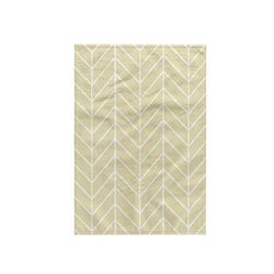 3dRose Beige a Spina di Pesce, Pale Gold Arrow Feather Inspired Design Asciugamano, Multicolore, 15 x 55,9 cm