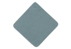 Jollein Handdoek voor baby's, badstof, zeegroen, 100% katoen, 100 x 100 cm, Oeko-Tex gecertificeerd, babyhanddoek met capuchon voor meisjes en jongens