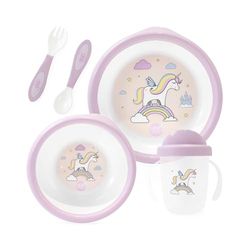 dBb Remond Lunchbox, eenhoorn, violet