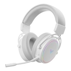 Rapoo Auriculares inalámbricos VH800 para Videojuegos, micrófono Flexible con Silencio, Almohadillas de Piel sintética, batería de 46 h, Auriculares Bluetooth y PC de 2,4 GHz, Mac, Xbox One, PS4,