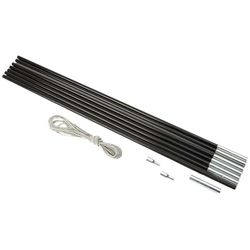 Bo-Camp - Set de remplacement - Arceaux - Ø 8 mm - Fibre de verre, Noir