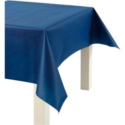 Tablecloth, W: 125 cm, 70 cm, dark blue, 10m