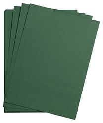 Clairefontaine - Ref 975279C - Maya Smooth Coloured Drawing Card (Pack of 25 Sheets) - 185gsm - A4 (29.7 x 21cm) - Antique Green Colour - Deep Dyed, Acid Free, pH Neutral
