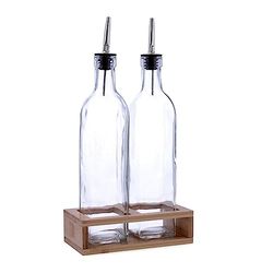 Quid 5426127 Oil and Vinegar Set, Plastic, Transparent