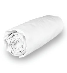 Soleil d'ocre, Påslakan i polycotton 140 x 200 cm percale vit