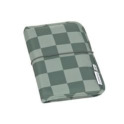 LÄSSIG Bolsa de pañales para bebé con cambiador y compartimento para toallitas húmedas para viaje/bolsa cambiante verde/verde oliva