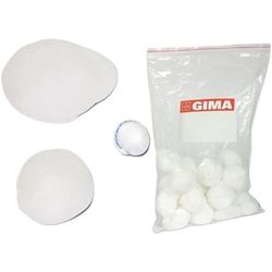 Gima runda bomullsdynor, Ø 25 mm, set med 1 000 st