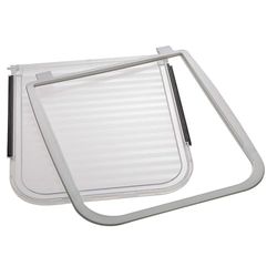 Ferplast Porte de Rechange pour Port pour Chats chatière, Porte basculante Swing 9 Taille Petite,Blanc