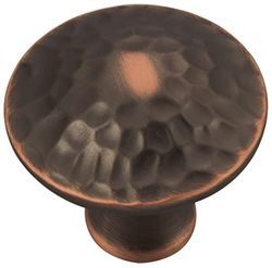 Hickory Hardware Craftsman P2170-OBH-10B Lot de 10 boutons d'armoire/tiroir en forme de champignon 3,8 cm