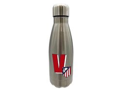 Atlético de Madrid roestvrijstalen waterfles, lekvrij, letter A, rood, 550 ml, metallic, officieel product, cyP