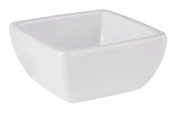 APS 79022 skål FRIENDLY BOWL 6,5 x 6,5 cm, höjd 3 cm, vit, tillverkad av begagnad plast, tillverkad i Tyskland