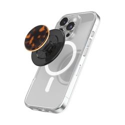 PopSockets PopGrip - Soporte magnético para teléfono MagSafe, Parte Superior Intercambiable, Agarre Seguro para iPhone MagSafe, Soporte para visualización Manos Libres, Compatible con Carga