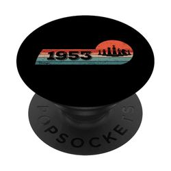 Ajedrez Cumpleaños nacido en 1953 Jugador Piezas de ajedrez PopSockets PopGrip Adhesivo