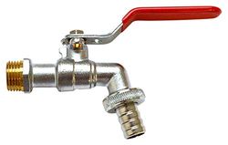 'saneaplast metalsant. 10385 – Rubinetto Campagna curvo 3/4 "x1 rapido S & M