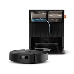 iRobot Roomba Combo 10 Max, Robot Aspirapolvere 2 in 1, Stazione Autosvuotamento/Riempimento e Pulizia del Panno, Mappatura e Memorizzazione dell'Ambiente, Rileva ed Evita gli Oggetti, Nero