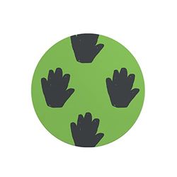 Questo Casa, Round Digital Printed Mouse Pad, Non-Slip Base, for Office and Home, Diameter:22cm