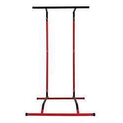 Happybuy capacità 150kg Stazione di Allenamento Dip Pull Up Dip con La Borsa Barra Trazioni Power Tower Stazione Multifunzione Allenamento Fitness Palestra Stazione per Trazioni Power in Acciao Inox