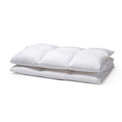 White Cloudz Aspen - Piumino 260x240 cm (Maxi) Classe Di Calore 1 - Piumino Estate Leggero 100% Piuma D'Oca Vergine - 435g, Piumino Leggero Di Qualità Superiore