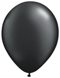 Folat - Zwarte Metallic Ballonnen 30cm - 10 stuks