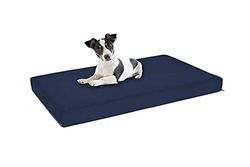Italian Bed Linen MA-MORBIDOSO SCURO-60 x 50 cm colchão macio para cães e gatos, microfibra, BLU escuro, 60 x 50 cm